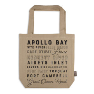 Tote Bag Organic Cotton Beige GOR Place Names