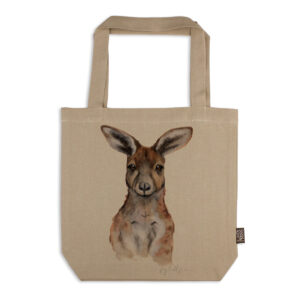 Tote Bag Organic Cotton Beige Fig Hill Farm Kaia Kangaroo