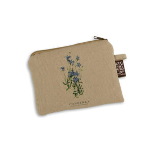 Purse Organic Cotton Beige Bluebell Canberra Capital of Australia