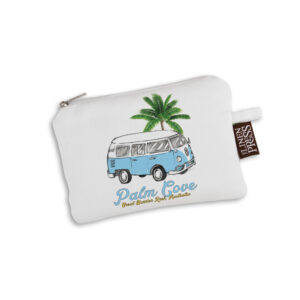Purse Organic Cotton White Side Kombi Palm Cove