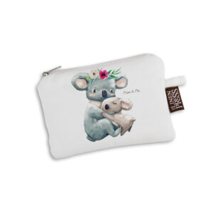 Purse Organic Cotton White Koala Hug Mum & Me