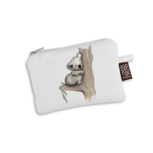 Purse Organic Cotton White Fig Hill Farm Karla Koala