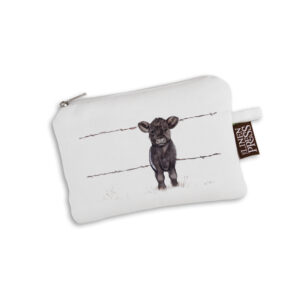 Purse Organic Cotton White Fig Hill Farm Nosy Neighbour