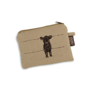Purse Organic Cotton Beige Fig Hill Farm Nosy Neighbour