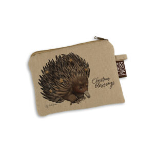 Purse Organic Cotton Beige Fig Hill Farm Christmas Eric Echinda