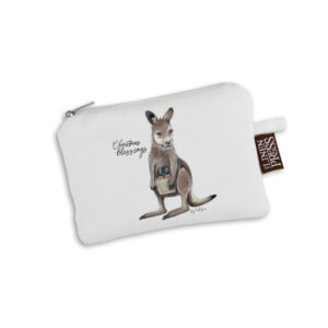 Purse Organic Cotton White Fig Hill Farm Christmas Joey Gift
