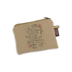 Purse Organic Cotton Beige Fig Hill Farm How to Love