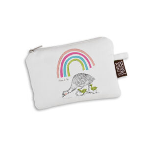 Purse Organic Cotton White Mother's Day Emus Mum & Me