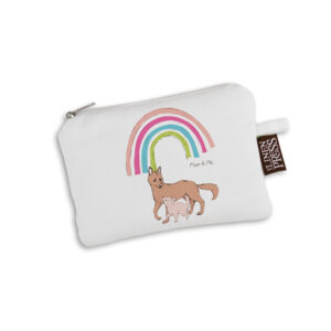 Purse Organic Cotton White Mother's Day Dingos Mum & Me
