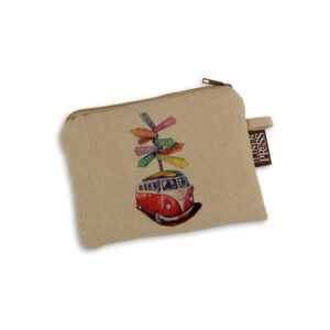 Purse Organic Cotton Beige Deborah Broughton Roadtrip