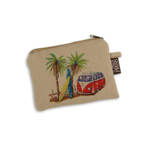 Purse Organic Cotton Beige Deborah Broughton Surf