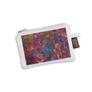Purse Organic Cotton White Sherry Johnstone Seashell Dreaming