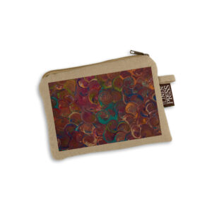 Purse Organic Cotton Beige Sherry Johnstone Seashell Dreaming