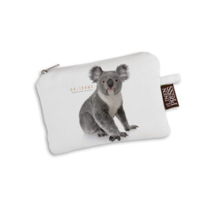 Purse Organic Cotton White Brisbane Koala