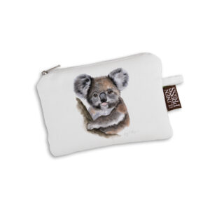 Purse Organic Cotton White Fig Hill Farm Kev Koala