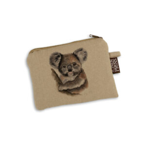 Purse Organic Cotton Beige Fig Hill Farm Kev Koala