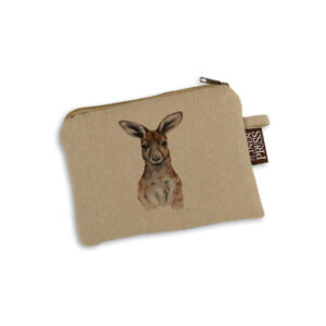 Purse Organic Cotton Beige Fig Hill Farm Kaia Kangaroo