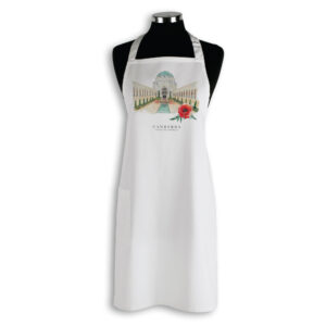 Apron Organic Cotton White War Memorial Canberra Capital of Australia