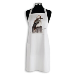 Apron Organic Cotton White Fig Hill Farm Kit Kookaburra