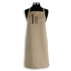 Apron Organic Cotton Beige Fig Hill Farm Maverick Merino