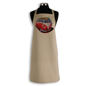 Apron Organic Cotton Beige Deborah Broughton Roadtrip Kombi