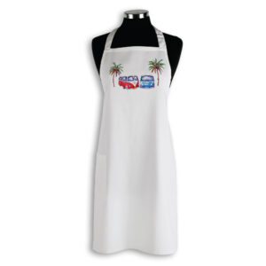 Apron Organic Cotton White Deborah Broughton Summer Luvin'