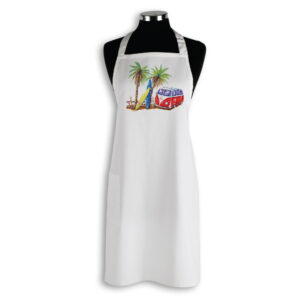Apron Organic Cotton White Deborah Broughton Surf