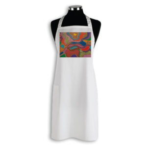 Apron Organic Cotton White Sherry Johnstone Abundance