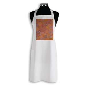 Apron Organic Cotton White Sherry Johnstone Generational Journey