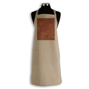 Apron Organic Cotton Beige Sherry Johnstone Generational Journey