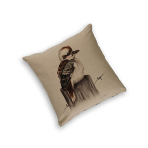 Cushion Cover Organic Cotton Beige Fig Hill Farm Kit Kookaburra