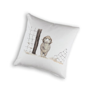 Cushion Cover Organic Cotton White Fig Hill Farm Maverick Merino