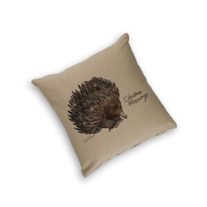 Cushion Cover Organic Cotton Beige Fig Hill Farm Christmas Eric Echinda