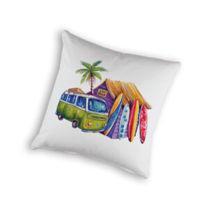 Cushion Cover Organic Cotton White Deborah Broughton Greenie