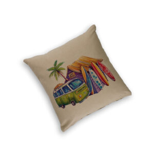 Cushion Cover Organic Cotton Beige Deborah Broughton Greenie