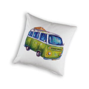 Cushion Cover Organic Cotton White Deborah Broughton Greenie Kombi