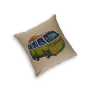 Cushion Cover Organic Cotton Beige Deborah Broughton Greenie Kombi