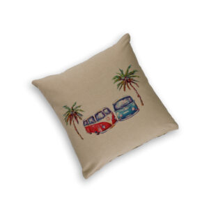 Cushion Cover Organic Cotton Beige Deborah Broughton Summer Luvin'