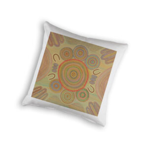 Cushion Cover Organic Cotton White Sherry Johnstone Ceremony