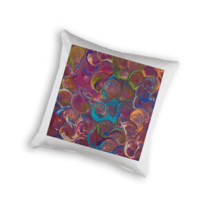 Cushion Cover Organic Cotton White Sherry Johnstone Seashell Dreaming