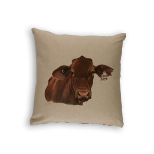 Cushion Cover Organic Cotton Beige Fig Hill Farm Ruth