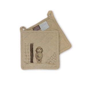 Pot Holder Organic Cotton Beige Fig Hill Farm Maverick Merino