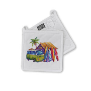 Pot Holder Organic Cotton White Deborah Broughton Greenie