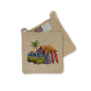 Pot Holder Organic Cotton Beige Deborah Broughton Greenie