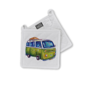Pot Holder Organic Cotton White Deborah Broughton Greenie Kombi