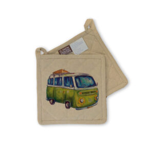 Pot Holder Organic Cotton Beige Deborah Broughton Greenie Kombi