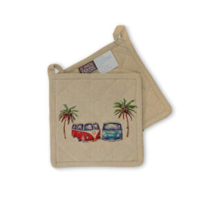 Pot Holder Organic Cotton Beige Deborah Broughton Summer Luvin'