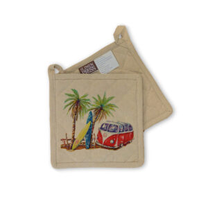 Pot Holder Organic Cotton Beige Deborah Broughton Surf
