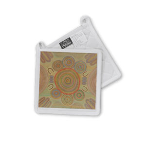 Pot Holder Organic Cotton White Sherry Johnstone Ceremony