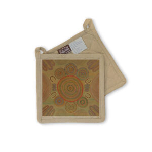 Pot Holder Organic Cotton Beige Sherry Johnstone Ceremony